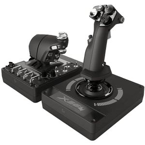 Logitech - X56 Hotas - Simulatiecontroller - Zwart - Grijs - Met Gashendel En Joystick