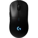 Logitech G pro gaming-muis, draadloos, gaming-sensor HERO 25 K, 25 600 dpi, RGB, ultralicht, 4 tot 8 programmeerbare toetsen, langdurige accu, PowerPlay-compatibel, PC - zwart