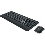 Logitech MK540 - Draadloos Toetsenbord - QWERTZ - Zwart