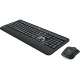 Logitech - Mk540 Advanced - Draadloos Toetsenbord en Muis Combo - Zwart
