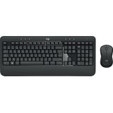 Logitech - Mk540 Advanced - Draadloos Toetsenbord en Muis Combo - Zwart