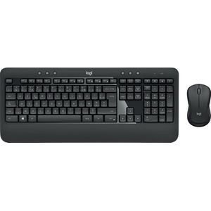 Logitech - Mk540 Advanced - Draadloos Toetsenbord en Muis Combo - Zwart