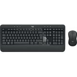Logitech Advanced MK540 toetsenbord Inclusief muis USB QWERTY Italiaans Zwart, Wit