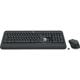Logitech - MK540 Draadloos Toetsenbord En Muis - Spaans - Zwart - Comfortabel
