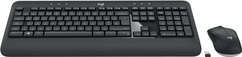 Logitech - MK540 Draadloos Toetsenbord En Muis - Spaans - Zwart - Comfortabel