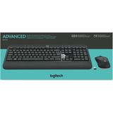 Logitech Advanced MK540 toetsenbord Inclusief muis USB QWERTY Brits Engels Zwart, Wit