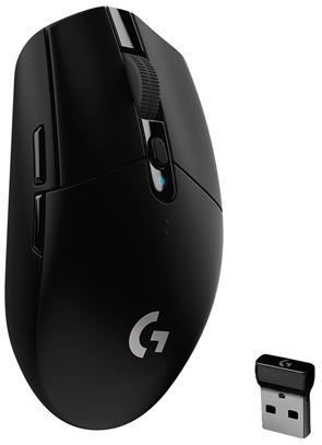 Logitech G305 Lightspeed Draadloze Muis Rechtshandig Zwart