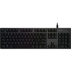 Logitech G 512 - Mechanisch Gamingtoetsenbord - Zwart - RGB-verlichting - Clicky Switches GX Blue