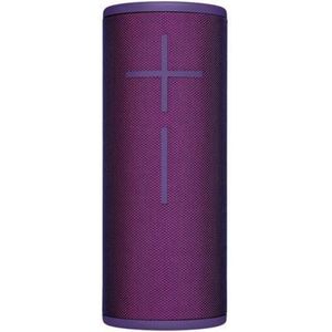 Ultimate Ears , BOOM 3 draadloze Bluetooth-luidspreker, Bold Sound + Deep Bass, Bluetooth, Magic Button, waterdicht, batterij die 15 uur meegaat, bereik van 150 ft, ultraviolet paars, 1 tel
