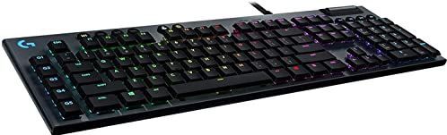 Logitech G915 LIGHTSPEED RGB Mechanisch Gaming Toetsenbord Tactiele schakelaars (UK Layout) Koolstof