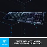 Logitech G915 - Draadloos Mechanisch Gaming Toetsenbord - Tactile - QWERTY US - Zwart
