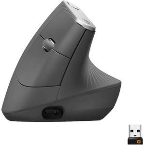 Logitech - Mx Vertical - Draadloze Ergonomische Muis - Zwart - Kunststof