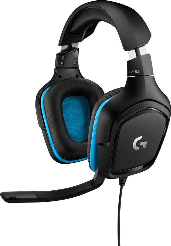 Logitech - G432 - Gamingheadset - Zwart - Bedraad - 7.1 Surround Sound