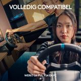 Logitech G G923 Racestuur - Zwart - Met Pedalen - Voor PS5/PS4/PC