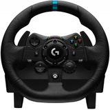 Logitech G923 Trueforce Stuurwiel - Zwart - Aluminium, Staal, Leer