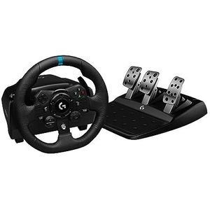 Logitech G923 Racewiel en pedalen, compatibel met Xbox One en PC, Engelse stekker type G, zwart