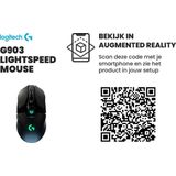Logitech G903 HERO LIGHTSPEED Gaming Muis met 25K DPI Zwart