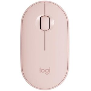 Logitech Pebble M350 - Draadloze Muis - Bluetooth - Roze