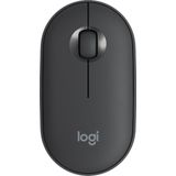 Logitech Pebble M350 - Draadloze Muis - Bluetooth - Zwart
