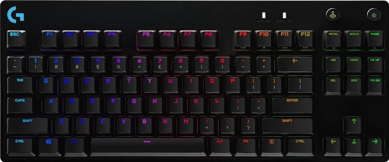 Logitech G Pro RGB Toetsenbord - Mechanisch - Compact - Tenkeyless - Engelse Lay-out