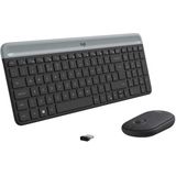 Logitech MK470 - Toetsenbord RF Draadloos - QWERTZ - Duits / Grafiet