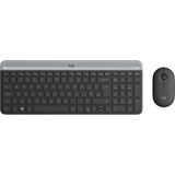 Logitech MK470 - Toetsenbord RF Draadloos - QWERTZ - Duits / Grafiet