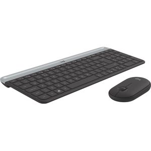 Logitech MK470 - Toetsenbord RF Draadloos - QWERTZ - Duits / Grafiet