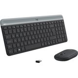 Logitech MK470 toetsenbord Inclusief muis RF Draadloos QWERTZ Zwitsers Grafiet