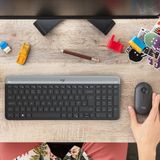 Logitech MK470 toetsenbord Inclusief muis RF Draadloos QWERTZ Zwitsers Grafiet