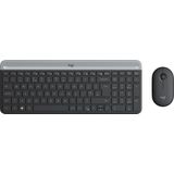 Logitech MK470 Combo toetsenbord en muis, Italiaans QWERTY-toetsenbord - zwart