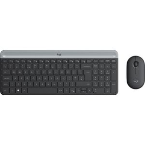 Logitech Slim Wireless Combo MK470 - Toetsenbord en muis set