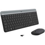 Logitech MK470 toetsenbord Inclusief muis RF Draadloos QWERTY Spaans Grafiet