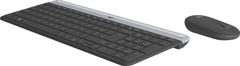 Logitech MK470 toetsenbord Inclusief muis RF Draadloos QWERTY Scandinavisch Grafiet