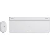 Logitech MK470 toetsenbord Inclusief muis RF Draadloos QWERTY Scandinavisch Wit