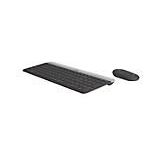 Logitech MK470 Slim Combo Kabelloses Tastatur-Maus-Set, 2.4 GHz Verbindung via Nano-USB-Empfänger, 10m Reichweite, 18-Monate Batterielaufzeit, PC/Laptop, Niederländisches QWERTY-Layout - Graphit