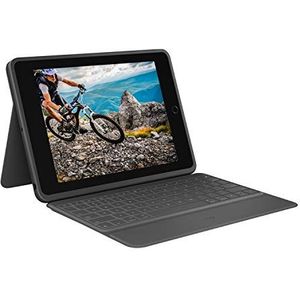 Logitech - Rugged Folio - Toetsenbord - Grafiet - QWERTY Deens Fins Noors Zweeds