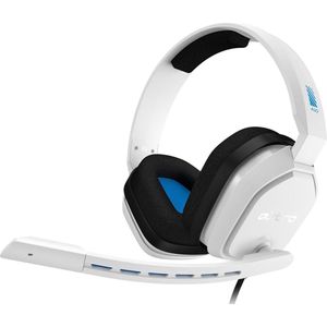 ASTRO - A10 - Gaming Headset - Wit Blauw - Lichtgewicht - Schadebestendig - 3.5mm Audio Aansluiting