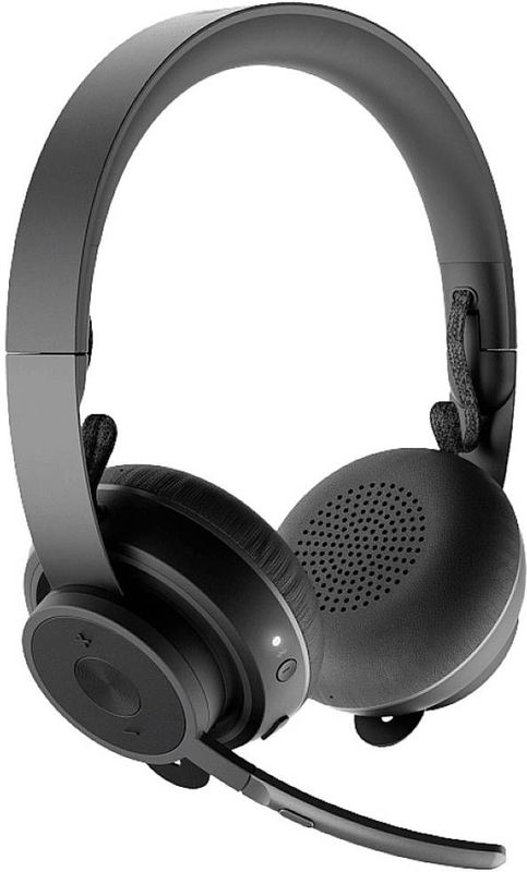 Logitech MSFT Teams Zone Wireless - Bluetooth koptelefoon headset - Grijs