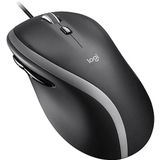 Logitech - M500s Advanced - Bedrade Muis - Zwart - USB-A - 4000 DPI