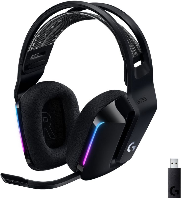 Logitech G733 - Gamingheadset - Draadloos - Lichtgewicht - Surround Sound