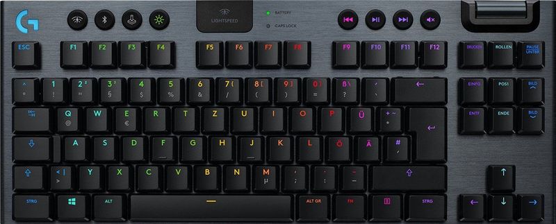 Logitech G G915 Tkl toetsenbord USB QWERTZ Duits Koolstof