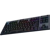 Logitech G915 TKL Tenkeyless Lightspeed RGB Mechanische Gaming-Tastatur für Laptop und PC, Low-Profile-Switch, LIGHTSYNC RGB, kabellos, Bluetooth Funktion, Schwarz