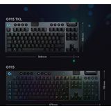 Logitech G915 TKL Lightspeed - Draadloos Mechanical Gaming Keyboard - Linear - QWERTY - Zwart