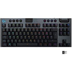 Logitech LIGHTSYNC RGB Mechanisch gaming-toetsenbord Clicky Switches (Duitse layout) zwart