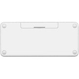 Logitech K380 Mini Draadloos Toetsenbord Wit German QWERTZ