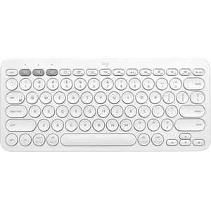 Logitech K380 Mini Draadloos Toetsenbord Wit German QWERTZ
