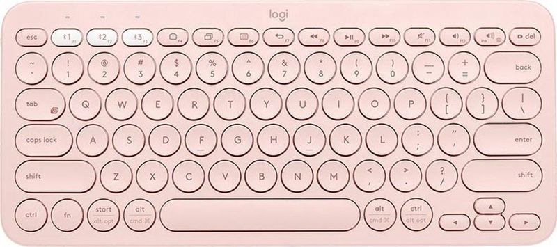 Logitech K380 - MultiDevice Bluetooth Toetsenbord - AZERTY - Frans - Roze