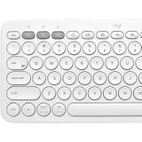 Wireless Keyboard Logitech K380 AZERTY White French