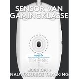 Logitech - G203 LIGHTSYNC - Gaming Mouse - Wit - 8000 DPI