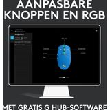 Logitech G203 LIGHTSYNC - Bedrade Gaming Muis - RGB verlichting - Blauw